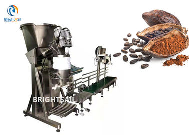 Напряжение тока сумки муки какао кофе машины упаковки вертикального порошка заполняя подгонянное заполнителем