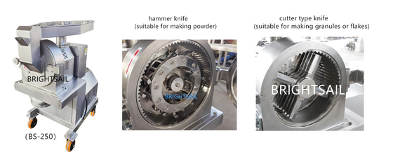 Undaria Pinnatifida Hammer Mill пищевая высокоскоростная молотка с молотом от машины для производства порошка Brightsail